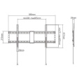 Gembird TV Wall Mount 43 - 90 inch 70 kg fixed
