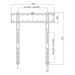 LogiLink TV wall mount, 32-65 inch, fixed, 40 kg max