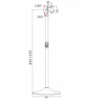 Techly Floor Stand for TV LCD/ LED 13-27inch pivot