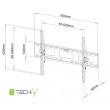 Techly Wall mount for TV LCD/LED/PDP 40-65inch 60kg