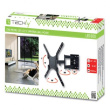 Techly Wall mount LCD/LED 23-55 double arm, 45kg, black
