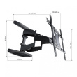 Techly Wall mount for TV LCD/LE D 40-80inch 50kg VESA