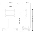 Neomounts Mobile stand PLASMA-M2250BLACK 42