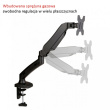 ART Desk handle on gas spring for 1 LCD monitor / LED 13-27 