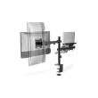 Digitus | Desk Mount | DA-90436 | Tilt, swivel, height adjustment, rotate | Maximum weight (capacity) 9 kg | Black DA-90436