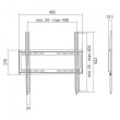 LogiLink TV wall mount, fix, 32-55', max. 35kg