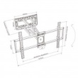 ART ART LCD holder AR-91XXL 50-120 vert/horiz.150k