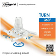 Vogels | Projector Ceiling mount | Turn, Tilt | Maximum weight (capacity) 15 kg | White 7015001