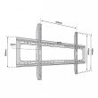 TB TV wall mount TB-750 up to 80 inches 60kg max VESA 600x400