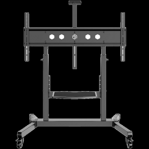 ONKRON Mobile TV Stand Rolling TV Cart for 50 to 100-Inch Screens up to 120 kg, black