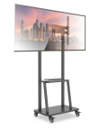 Techly Mobile stand 32-70 inch 70kg with AV Pivot shelf