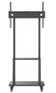Techly Mobile stand 32-70 inch 70kg with AV Pivot shelf