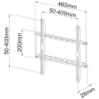 Techly TV wall mount 23-55 inches LED/LCD 45kg slim 28mm white