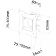 Techly TV wall mount 13-30 inches LED/LCD 15kg swivel tilt