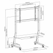 ART Mobile stand + TV mount 45-90 inches 60KG SD-22 Vesa 800x400