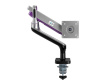 Ergo Office ER-436 monitor mount, premium, with gas spring, double arm 17