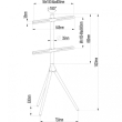 Techly ICA-TR50 TV mount 165.1 cm (65
