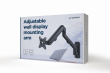 Gembird MA-WA1-02 Adjustable wall display mounting arm, 17”-27”, up to 7 kg
