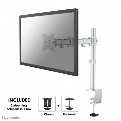 Neomounts NM-D135SILVER Monitor arm 10-30