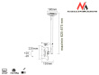 Maclean MC-504A S Adjustable Ceiling Bracket 23