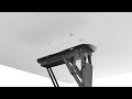 Maclean electric ceiling TV mount, TUYA support, max VESA 600x400, remote control, 23
