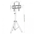 Techly Universal Floor Tripod Stand for 17-60