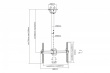Digitus Monitor/TV Ceiling Mount DA-90421