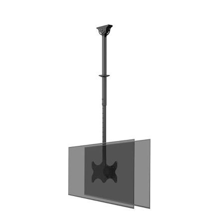 Neomounts CL35-340BL22 Dual Monitor/TV Mount Ceiling | Adjustable Height, Rotate, Tilt, Swivel | 23-42 