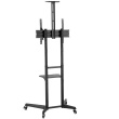 Neomounts Floor stand | FL50-550BL1 TV trolley | Adjustable Height, Tilt | 37-70 