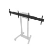 Neomounts Floor stand | ADM-875BL2 Dual screen adapter | Adjustable Height | 42-65 