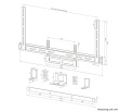 Neomounts AV2-500BL holder POLY 43-110 200x200-800x600 10KG
