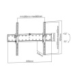 Gembird | Wall mount | Tilt | 37-70 