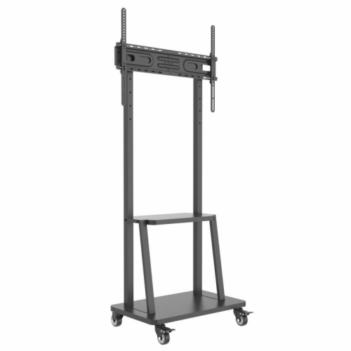 Techly Floor Stand with Shelf for 32-70