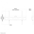 Neomounts LFD-W1640MP TV mount wall 37-75