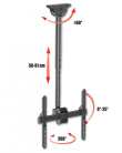LED/LCD TV Ceiling Mount 32-55 inch 50kg 560-910 mm