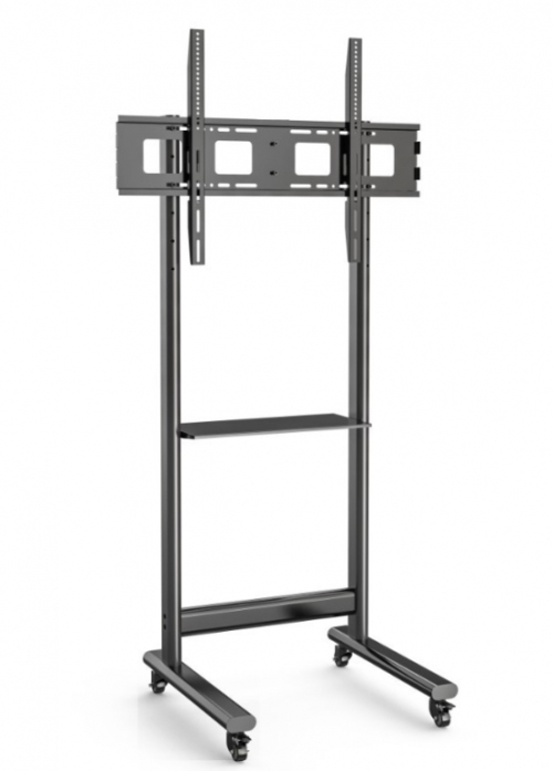 Techly Mobile stand 50-90 inches 70kg with AV shelf