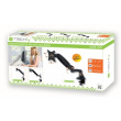 Techly Desk arm with a gas shock absorber monitor 15-27 inches, 8kg, silver-black