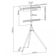 Techly ICA-TR18SAM TV mount 165.1 cm (65