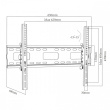 Maclean TV Wall Mount 37-90'' 80kg MC-421 VESA 600x40