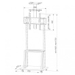 Techly ICA-TR33 signage display mount 177.8 cm (70