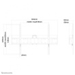 Neomounts LFD-W1640MP TV mount wall 37-75