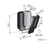 Vogels | Loundspeaker Mount | Turn, Tilt | Maximum weight (capacity) 5 kg | Black 8152000