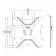 LogiLink Wall Mount LCD/LED VESA 200x200, 23-42
