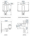 B-Tech AV Mounts VENTRY - Wall clips for BT77 / W loudspeakers