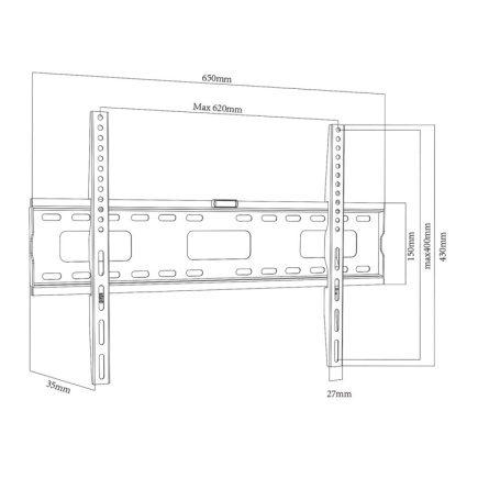 Maclean TV MC-419 Wall Mount Bracket 32