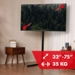 Maclean TV floor stand bracket, 32-70