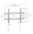Gembird WM-80T-01 TV mount/stand 2.03 m (80