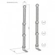 Maclean Universal VESA mount for soundbar MC-335