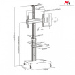 Maclean Stand Child For TV LED LCD