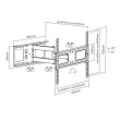 Sunne | Wall mount | 37-63-EA2 | Full motion | 37-70 